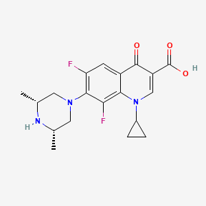 molecular formula C19H21F2N3O3 B3320801 Unii-xjc83A5BC5 CAS No. 126457-99-6