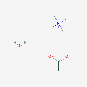 molecular formula C6H17NO3 B3320825 Tetramethylammonium acetate hydrate CAS No. 1266615-86-4