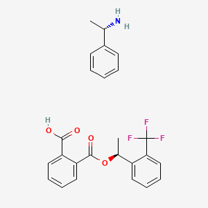 (S)-1-phenylethanamine(S)-2-((1-(2-(trifluoromethyl)phenyl)ethoxy)carbonyl)benzoate