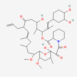 molecular formula C43H67NO12 B3320907 Tacrolimus 31 DMT CAS No. 127984-76-3