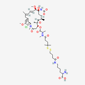 molecular formula C48H72ClN5O13S2 B3320908 DM4-spdb-L-lysine CAS No. 1280215-91-9