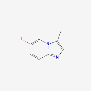 molecular formula C8H7IN2 B3320932 6-Iodo-3-methylimidazo[1,2-a]pyridine CAS No. 1284210-63-4
