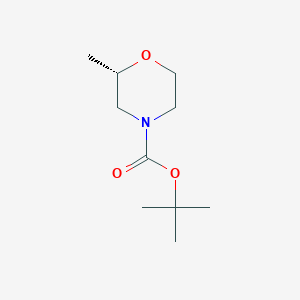 molecular formula C10H19NO3 B3320953 (S)-tert-Butyl 2-methylmorpholine-4-carboxylate CAS No. 1286768-68-0