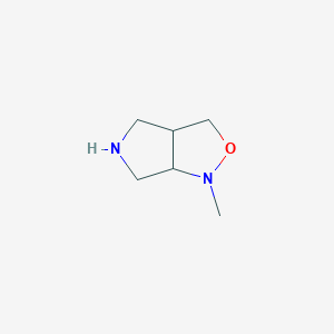 1-methylhexahydro-1H-pyrrolo[3,4-c]isoxazole