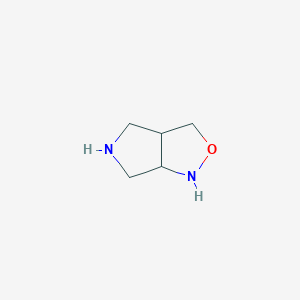 B3320959 hexahydro-1H-pyrrolo[3,4-c]isoxazole CAS No. 128740-33-0