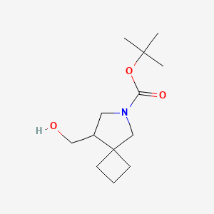 Tert-butyl 8-(hydroxymethyl)-6-azaspiro[3.4]octane-6-carboxylate