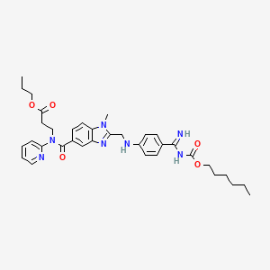 molecular formula C35H43N7O5 B3321034 Unii-KB3BB67DU4 CAS No. 1304574-20-6