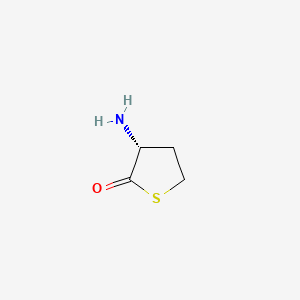 molecular formula C4H7NOS B3321045 D-高半胱氨酸硫内酯 CAS No. 130548-06-0