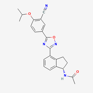 molecular formula C23H22N4O3 B3321053 Unii-Q2Q3wjk6VL CAS No. 1306761-08-9