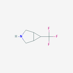 molecular formula C6H8F3N B3321120 6-(Trifluoromethyl)-3-azabicyclo[3.1.0]hexane CAS No. 1311569-55-7