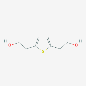 molecular formula C8H12O2S B3321131 2,5-Thiophenediethanol CAS No. 131202-62-5