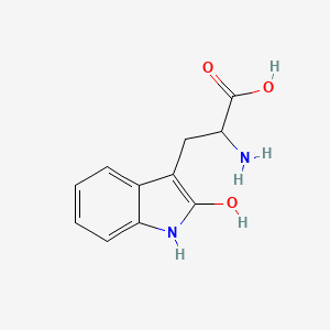 molecular formula C11H12N2O3 B3321143 2-Hydroxytryptophan CAS No. 1313016-72-6