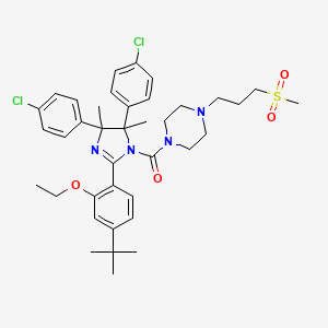 molecular formula C38H48Cl2N4O4S B3321146 RG7112 Racemate CAS No. 1313611-29-8