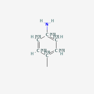 molecular formula C7H9N B3321155 4-Methyl(~13~C_6_)aniline CAS No. 1313734-69-8