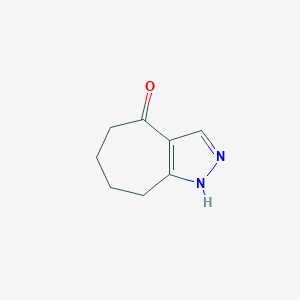 molecular formula C8H10N2O B3321178 5,6,7,8-tetrahydrocyclohepta[c]pyrazol-4(1H)-one CAS No. 1314139-85-9