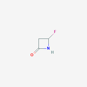 molecular formula C3H4FNO B3321185 4-Fluoroazetidin-2-one CAS No. 1314932-99-4