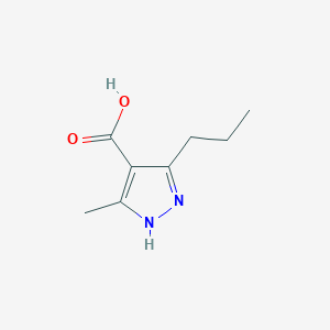 3-Methyl-5-propyl-1h-pyrazole-4-carboxylic acid