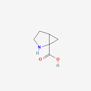 molecular formula C6H9NO2 B3321268 2-azabicyclo[3.1.0]hexane-1-carboxylic Acid CAS No. 132806-36-1