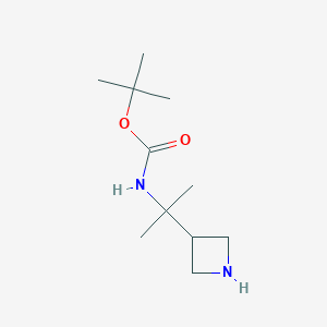 tert-Butyl n-[2-(azetidin-3-yl)propan-2-yl]carbamate