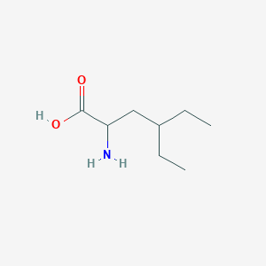 molecular formula C8H17NO2 B3321379 (S)-2-Amino-4-ethylhexanoic acid CAS No. 134055-71-3