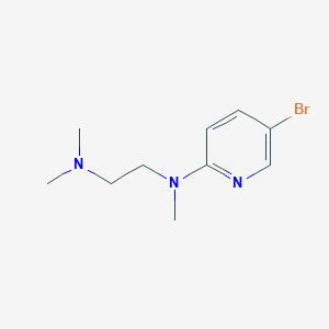 molecular formula C10H16BrN3 B3321409 5-Bromo-N-[2-(dimethylamino)ethyl]-N-methylpyridin-2-amine CAS No. 1342983-54-3