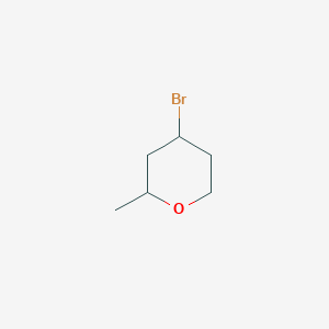 molecular formula C6H11BrO B3321420 4-Bromo-2-methyltetrahydro-2H-pyran CAS No. 1344300-03-3