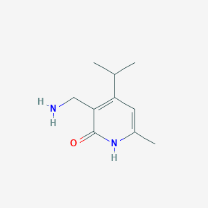 3-(aminomethyl)-4-isopropyl-6-methylpyridin-2(1H)-one