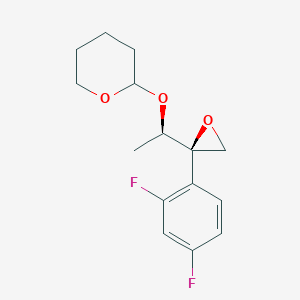 2-[(1R)-1-[(2R)-2-(2,4-difluorophenyl)oxiran-2-yl]ethoxy]oxane