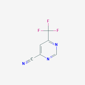 6-(Trifluoromethyl)pyrimidine-4-carbonitrile