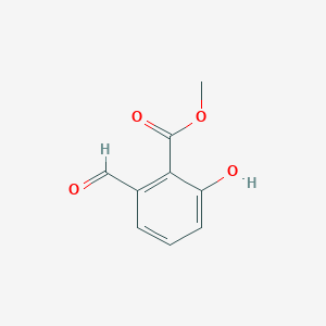 molecular formula C9H8O4 B3321583 Methyl 2-formyl-6-hydroxybenzoate CAS No. 136192-84-2