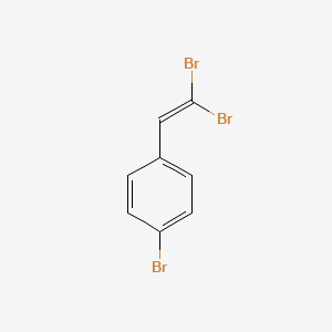 molecular formula C8H5Br3 B3321596 1-Bromo-4-(2,2-dibromoethenyl)-benzene CAS No. 136350-66-8