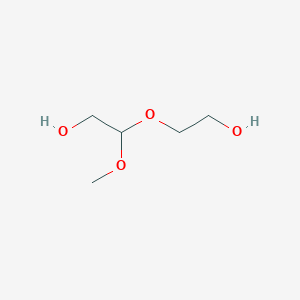 molecular formula C5H12O4 B3321603 (S)-2-(2-Hydroxyethoxy)-2-methoxyethanol CAS No. 136418-24-1
