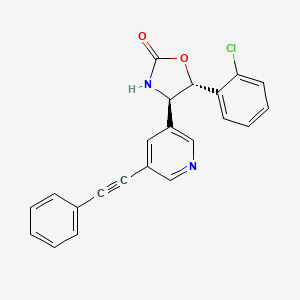 molecular formula C22H15ClN2O2 B3321712 Unii-3I1803DK5Z CAS No. 1375752-78-5