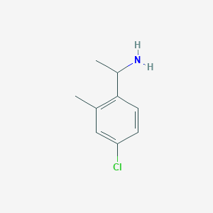 1-(4-Chloro-2-methylphenyl)ethanamine