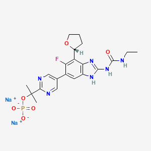 molecular formula C21H24FN6Na2O6P B3321802 Unii-D7H3E9R5E1 CAS No. 1384984-20-6