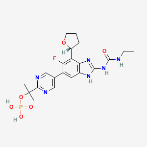 molecular formula C21H26FN6O6P B3321803 Unii-1NL76yuu6E CAS No. 1384984-31-9