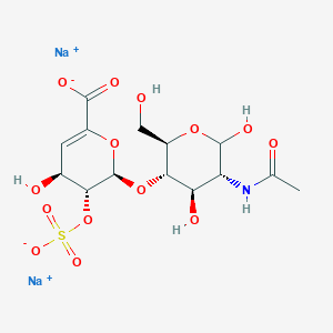 molecular formula C14H19NNa2O14S B3321806 Heparin disaccharide III-A disodium salt CAS No. 138706-21-5