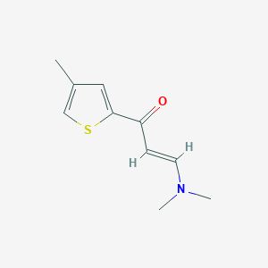 molecular formula C10H13NOS B3321813 (2E)-3-(Dimethylamino)-1-(4-methylthiophen-2-yl)prop-2-en-1-one CAS No. 138716-26-4