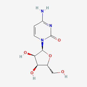 molecular formula C9H13N3O5 B3321843 α-D-呋喃核糖基胞苷 CAS No. 13913-16-1