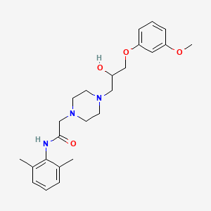 molecular formula C24H33N3O4 B3321893 m-Ranolazine CAS No. 1393717-46-8