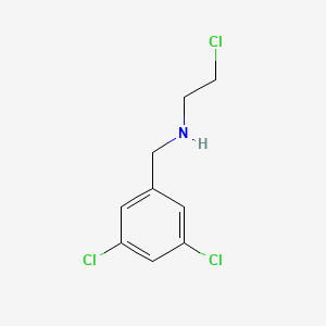 molecular formula C9H10Cl3N B3321974 2-chloro-N-[(3,5-dichlorophenyl)methyl]ethanamine CAS No. 14046-41-4