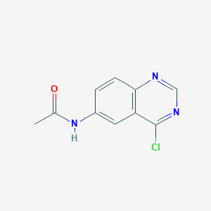 molecular formula C10H8ClN3O B3322018 N-(4-chloroquinazolin-6-yl)acetamide CAS No. 1413196-74-3