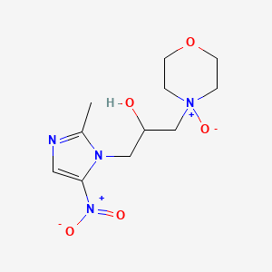 molecular formula C11H18N4O5 B3322023 Morinidazole metabolite M4-1 CAS No. 1413431-46-5