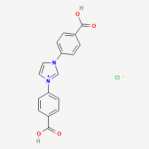 1,3-Bis(4-carboxyphenyl)imidazolium chloride