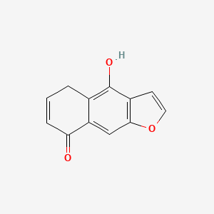 molecular formula C12H8O3 B3322078 4-hydroxynaphtho[2,3-b]furan-8(5H)-one CAS No. 1415562-40-1