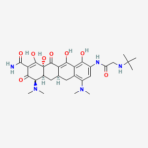 molecular formula C29H39N5O8 B3322171 Tigecycline, (4R)- CAS No. 1422262-97-2