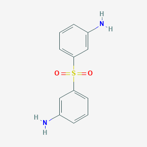 molecular formula C12H12N2O2S B033222 3,3'-磺酰二苯胺 CAS No. 599-61-1