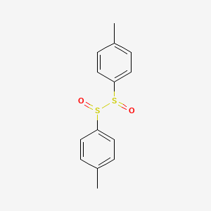 molecular formula C14H14O2S2 B3322303 对甲苯二亚砜 CAS No. 14370-67-3