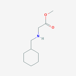 molecular formula C10H19NO2 B3322314 Methyl (cyclohexylmethyl)glycinate CAS No. 143935-47-1