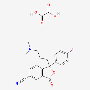 molecular formula C22H21FN2O6 B3322322 3-Oxocitalopram oxalate CAS No. 1440961-11-4